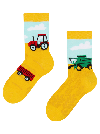 Veselé detské ponožky Traktor