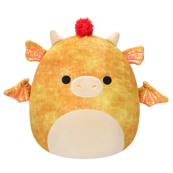 SQUISHMALLOWS Zlatý drak Dieric, 40 cm
