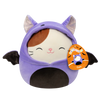 SQUISHMALLOWS Mačka Cam v kostýme netopiera, 20 cm
