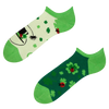 Veselé ponožky do tenisiek Štvorlístok pre štastie