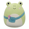 SQUISHMALLOWS Zelená žaba s kabelkou Wendy, 20 cm