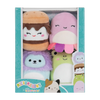 SQUISHMALLOWS Micromallows 4Pack - žaba, chobotnica, lev, s'more