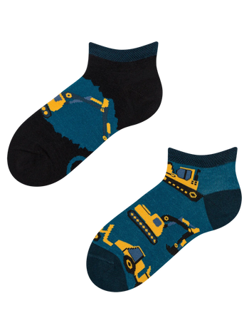 Veselé detské členkové ponožky Bager