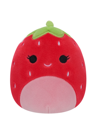 SQUISHMALLOWS 2v1 Jahoda a jahodové mlieko, 13 cm