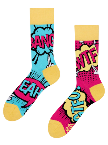 Veselé ponožky Komiks
