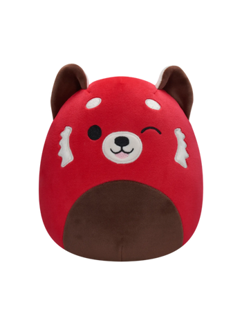 SQUISHMALLOWS Žmurkajúca panda červená Cici, 20 cm