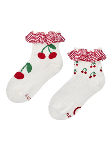 Dievčenské Cutecore ponožky Piknikové čerešne