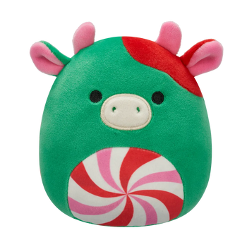 SQUISHMALLOWS Krava s lízankovým bruškom – Ruben, 20 cm