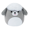 SQUISHMALLOWS Šedo-biely ovčiarsky psík Arnold, 13 cm
