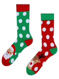 Veselé teplé ponožky Santa a Rudolf
