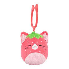SQUISHMALLOWS Kľúčenka - Jahodová mačka Olma, 9 cm