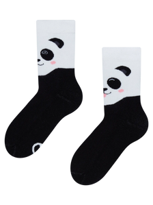 Veselé detské teplé ponožky Šťastná panda
