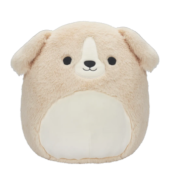 SQUISHMALLOWS Fuzzamallows Svetlý pes Stevon, 30 cm