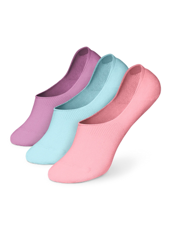 Trojbalenie bavlnených ťapiek Pastel