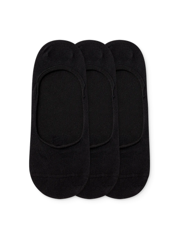 Trojbalenie bavlnených ťapiek Čierny Klasik