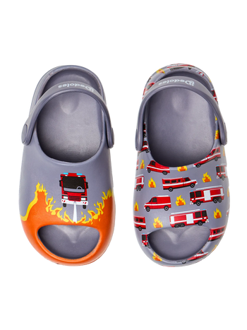 Veselé Chunky sandále pre bábätká Hasiči v akcii 