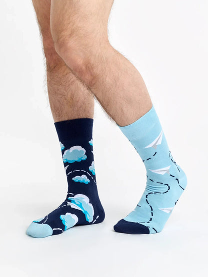 bamboo-regular-socks-paper-planes-clouds-02-67/67d1a6d4e3f340d93c69f58cd380addb11be4be5