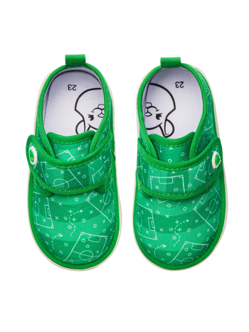 Veselé papučky pre bábätká Futbalové ihrisko