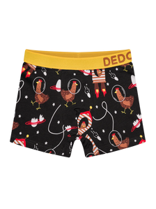 Veselé chlapčenské boxerky Sliepka kozmonautka