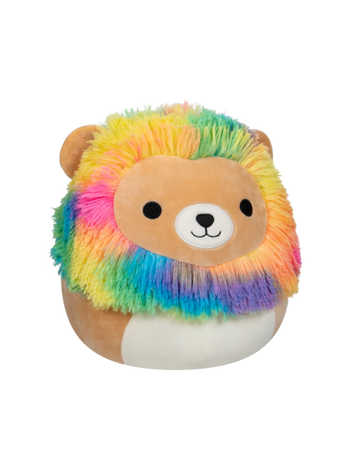 SQUISHMALLOWS Dúhový lev Leonard, 30 cm