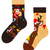 Veselé detské ponožky Sob a Santa 