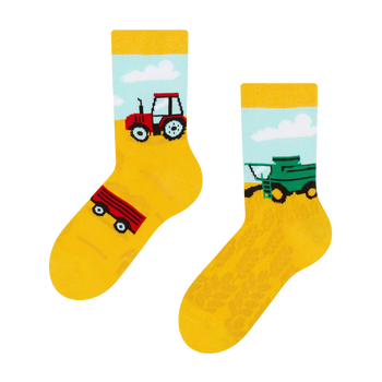 Veselé detské ponožky Traktor