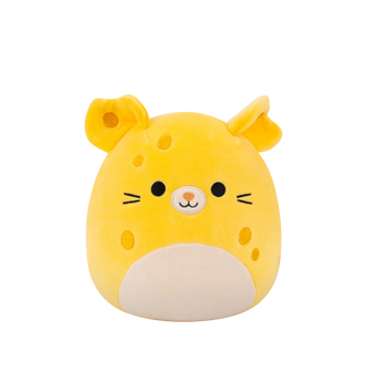 SQUISHMALLOWS Žltá syrová myška – Amelia, 35 cm