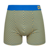 Modro-žlté pánske vzorované boxerky