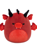 SQUISHMALLOWS Červený drak Salami, 20 cm