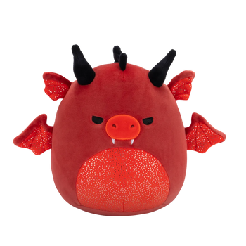 SQUISHMALLOWS Červený drak Salami, 20 cm