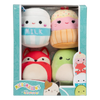 SQUISHMALLOWS Micromallows 4Pack - líška, korytnačka, mliečko, tortička