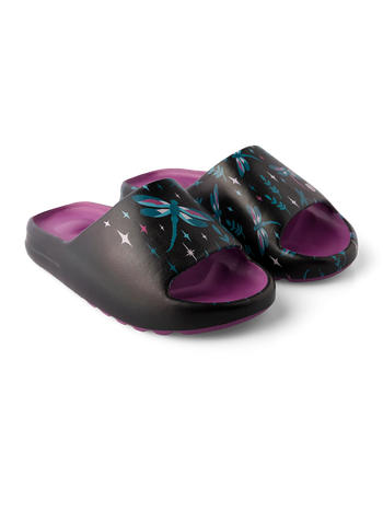 Veselé Chunky šľapky Vážky v noci