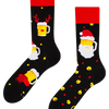Veselé ponožky Pivný Santa