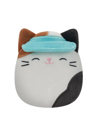 SQUISHMALLOWS Kocúr so šiltom Cam, 20 cm