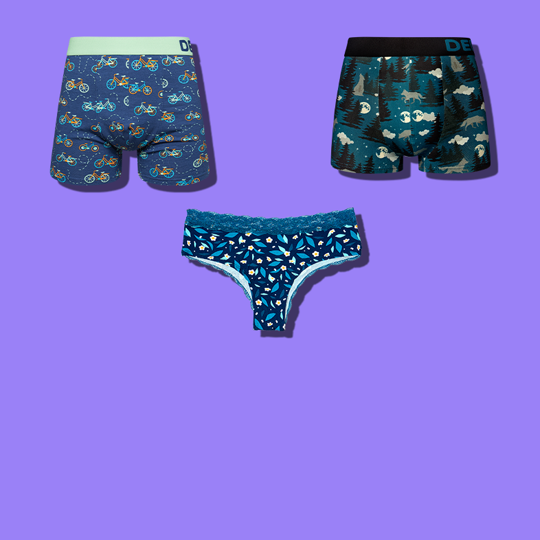 2 + 1 na všetku spodnú bielizeň