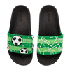 Veselé detské šľapky Futbalové ihrisko