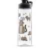 Veselá nápojová fľaša Sivá mačka 700 ml