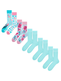 Set 5 párov ponožiek - Pastel