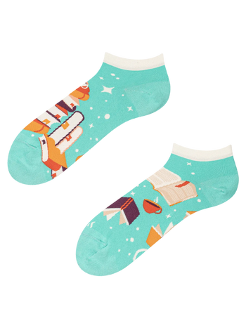 Veselé členkové ponožky Čaro kníh