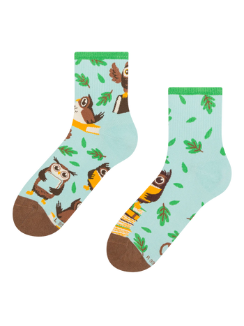 Veselé Lýtkové ponožky Sova a knihy