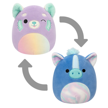 SQUISHMALLOWS 2v1 panda Lexis a morský koník Romano