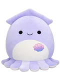 SQUISHMALLOWS Fialový kalmár Stacy, 13 cm