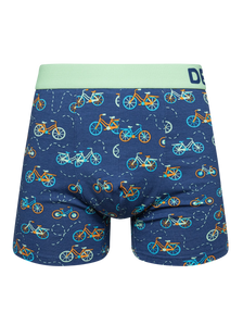 Veselé pánske boxerky Oranžový bicykel