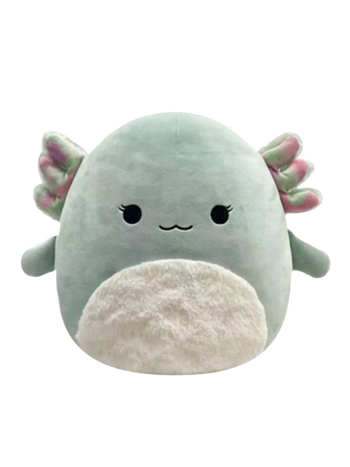 SQUISHMALLOWS Axolotl s huňatým bruškom Chasmen, 30 cm