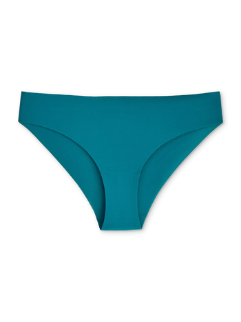 Petrolejovo modré dámske bezšvové nohavičky