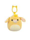 SQUISHMALLOWS Kľúčenka - Žltý osol - Gavyn, 9 cm