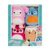 SQUISHMALLOWS Micromallows 4Pack - medvedík čistotný, bigfoot, ara, škoricová rolka