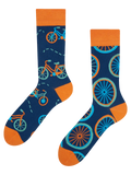 Veselé ponožky Oranžový bicykel