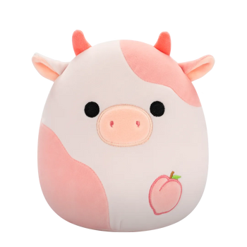 SQUISHMALLOWS Broskyňová kravička Lilaz, 20 cm