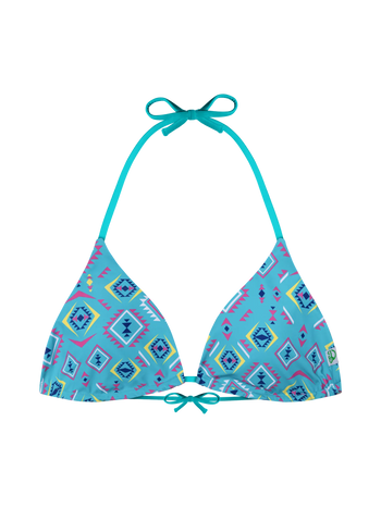 Veselý vrchný diel plaviek Aztécky ornament